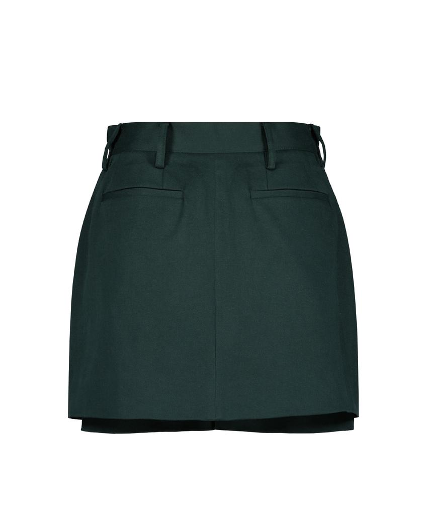 LESONNET Swing Skirt Pants Deep Green