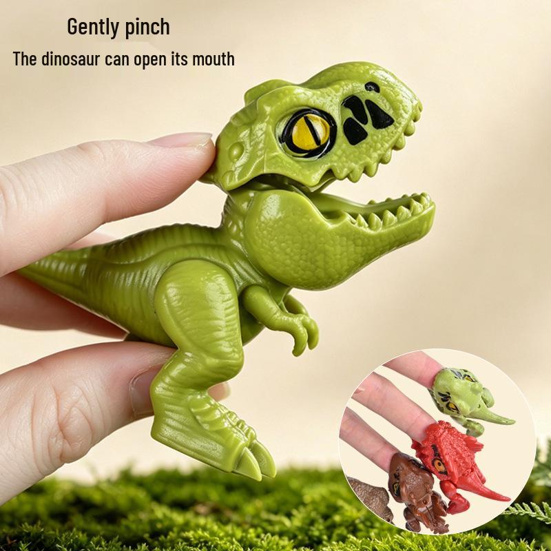 Children's Dinosaur Bite Finger Toy - Animal Cartoon Model, Boys' Gift