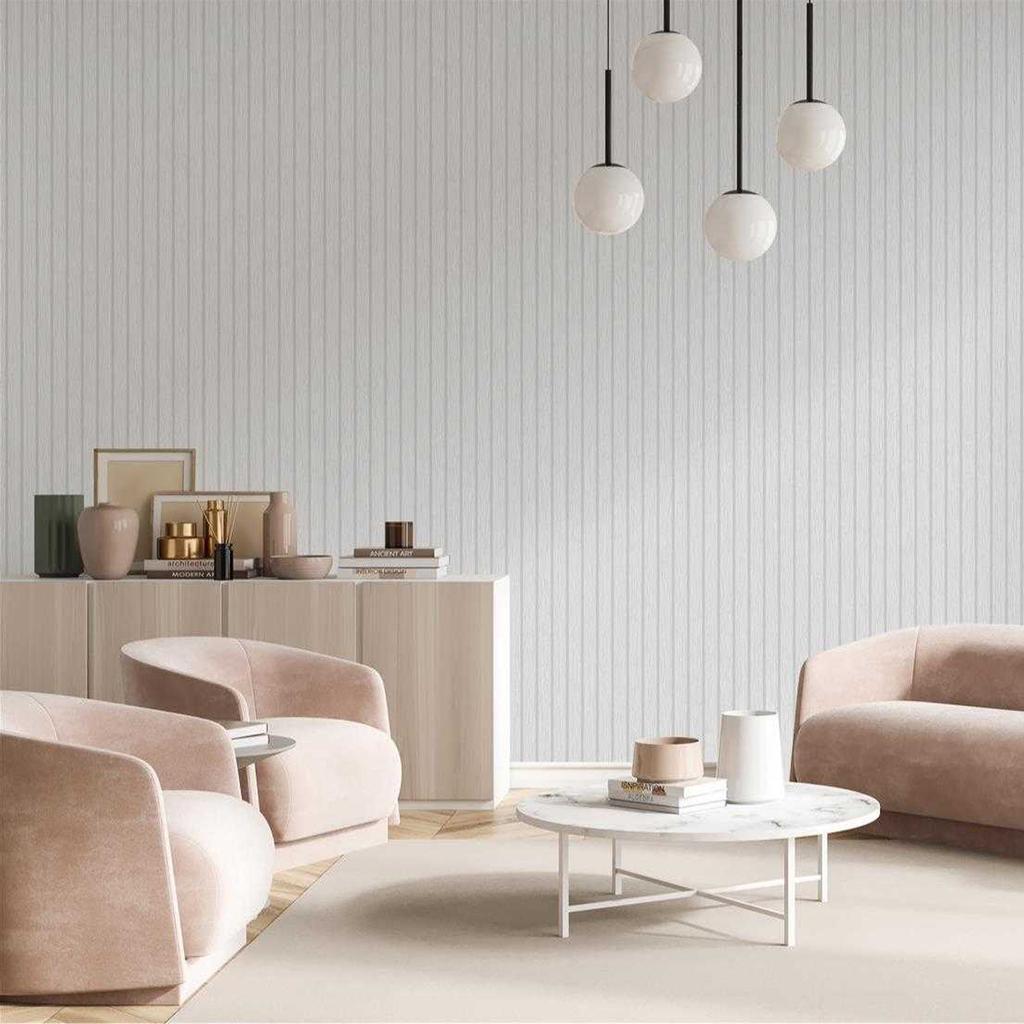 Debona Wood Slats Encrusted Detail Vinyl Wallpaper