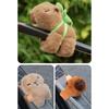 New Plush Capybara Handlebar Decor Brown White Black Cartoon Capybara Front Beam Doll Capybara Puppet Cycling Accessories