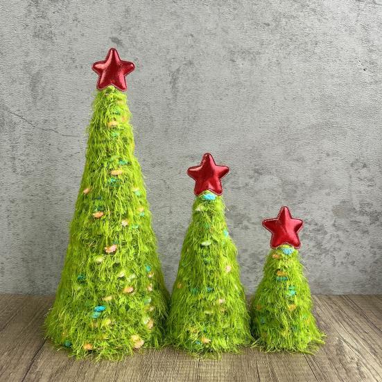 Tabletop Christmas Tree Mini Xmas Tree Decoration Bright Color Realistic Looking Christmas Table Centerpiece Holiday Home Decor