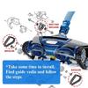Compatible Cleaner Engine Assembly with Bearing Belt High Performances Plastic Construction Suitable for MX6 MX8 Models