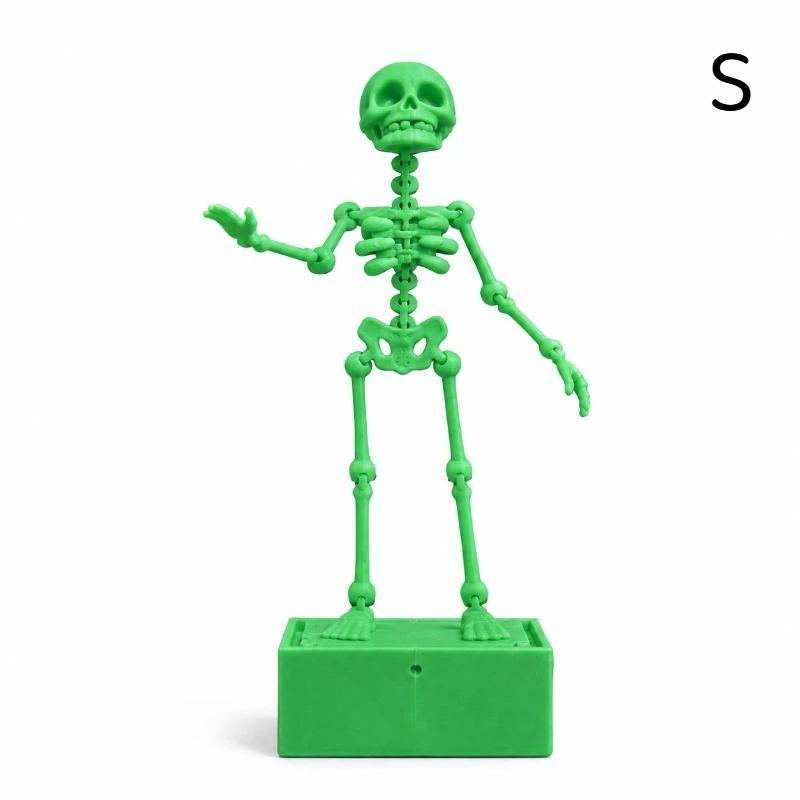 Dancing Skeleton Aquarium Bubbler Ornament 3D Printed Eco-Friendly Resin Fish Tank Decor for Freshwater Aquariums