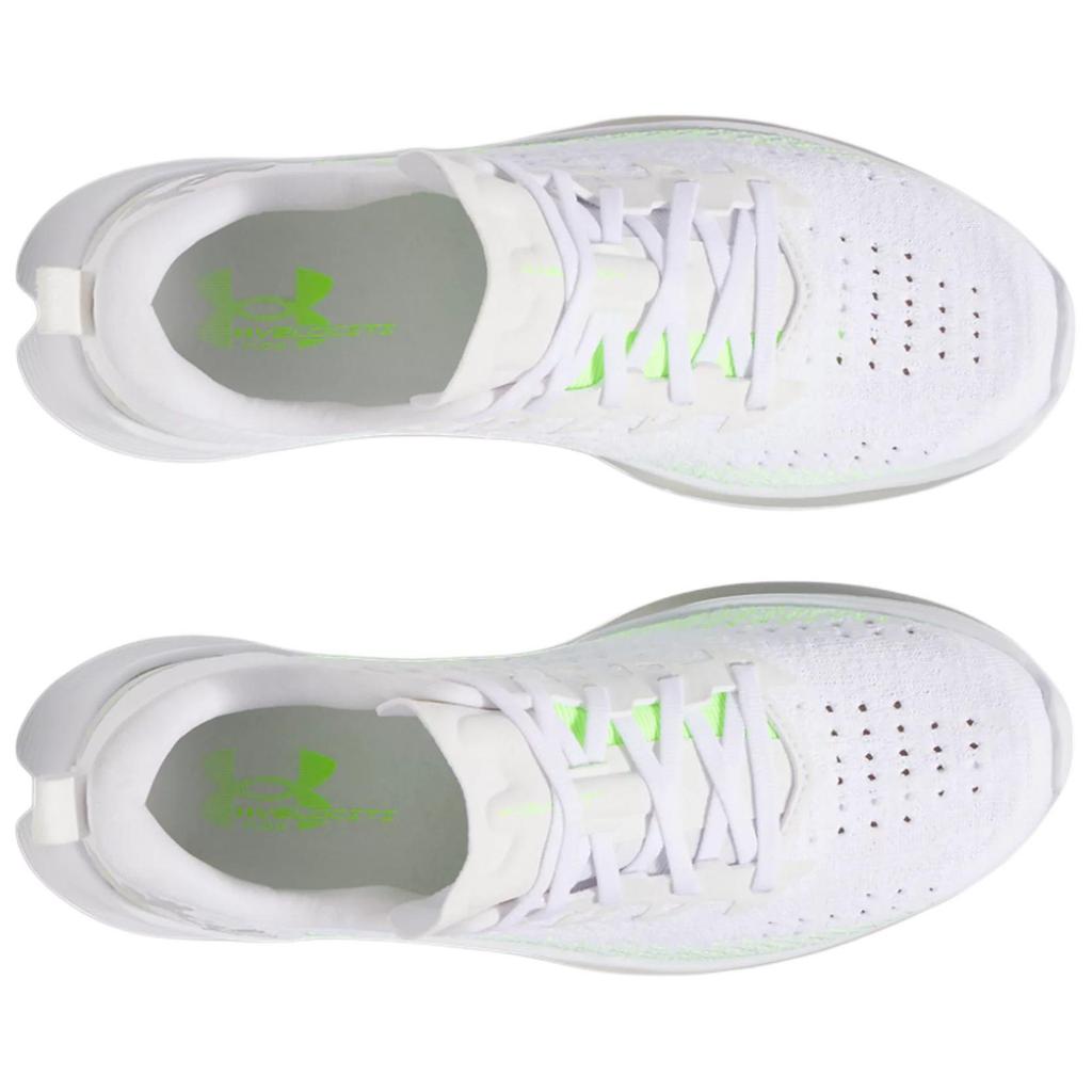 Under Armour  Velociti 4 Hyper Green Halo Grey Women Sneakers White 3027586-104