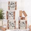9pcs Set Cartoon Cat Dog Rubber Stamps Journal GO DIY Carved Stamps  for Scrapbooking Collage