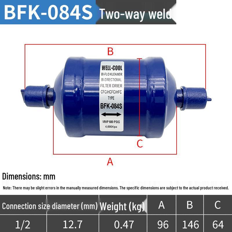 Central Air Conditioning Cold Storage Dryer Filter Unit - Refrigeration Accessories 083/084