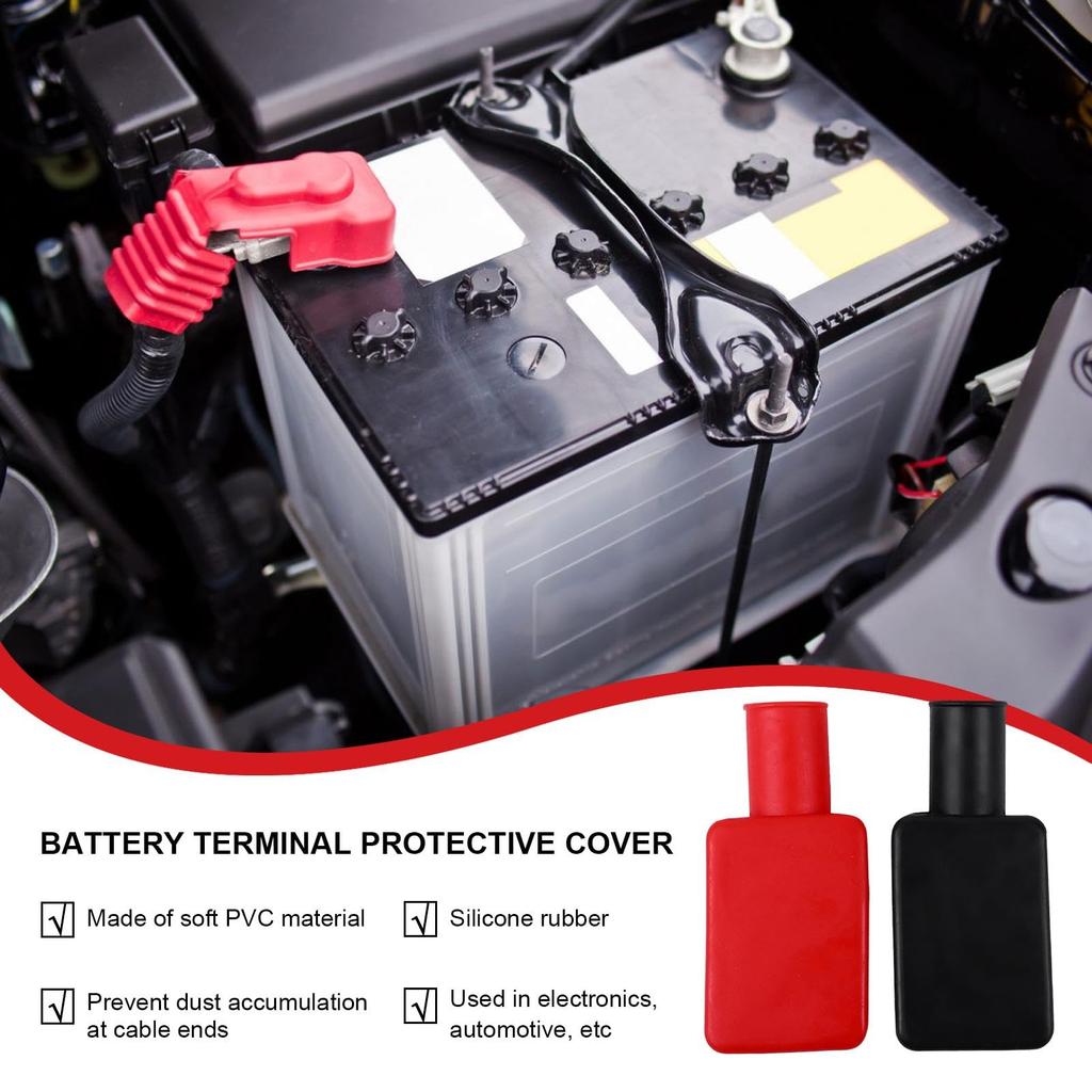 Terminal Protective Cover - Negative and positive terminal insulator cover, car accessories, truck,