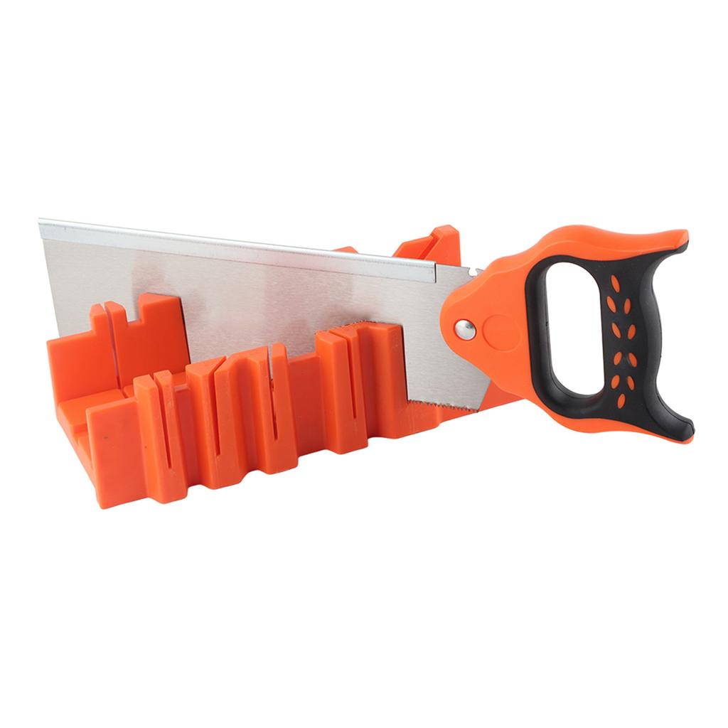 12 Inch ABS Plastic Multiple Angle Clamping Mitre Box with 14 Inch Back Saw
