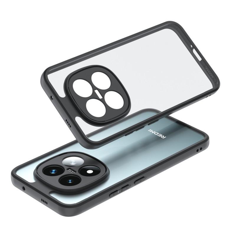 Pour Housse Redmi Note 15 Pro Pour Redmi Note 15 15 Pro Plus TPU Antichoc cadre noir transparent Housse Pour Redmi Note 15 Pro Plus