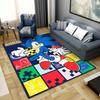 Sonic Cartoon Anime Rug for Home Decoration,Washable Non-slip Large Rug Floot Mat LXRa49