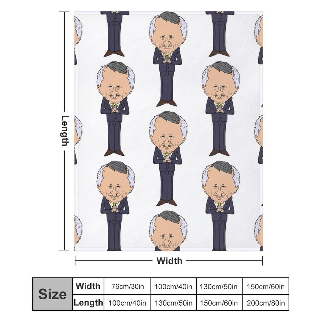 Smiling Friends The Boss - Adult Swim Throw Blanket Blankets For Baby Bed Covers Cute for Sofa Blankets