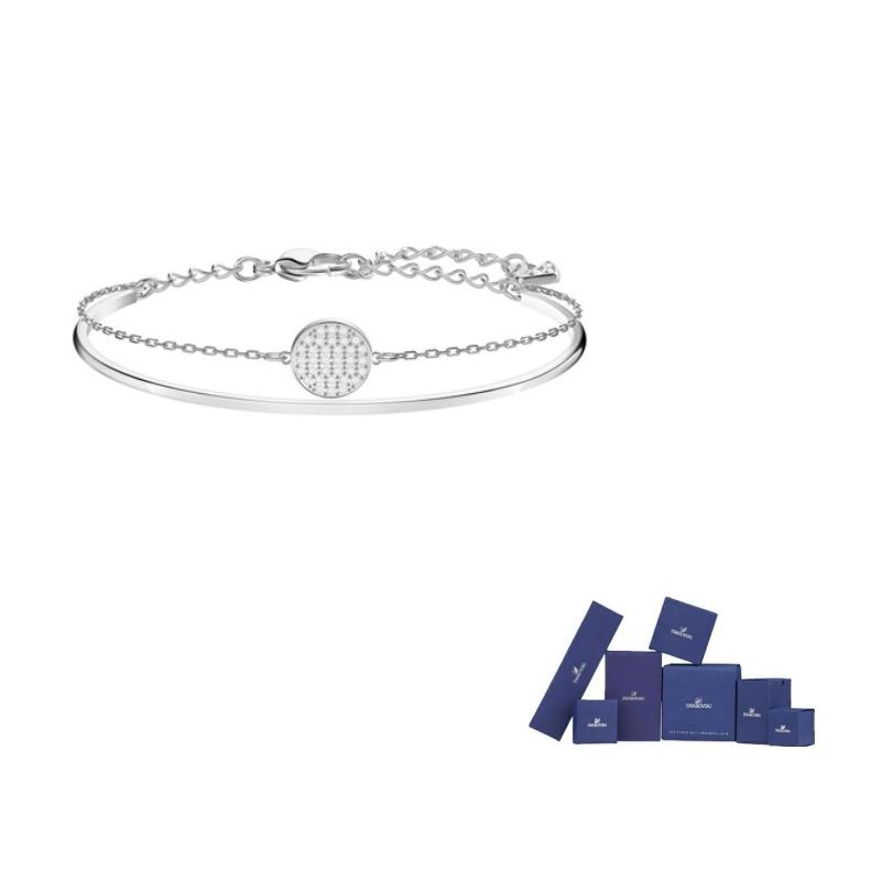 Swarovski Alloy Bracelets Womens Silver F (One Size Fits All)-Original brand box серебряный