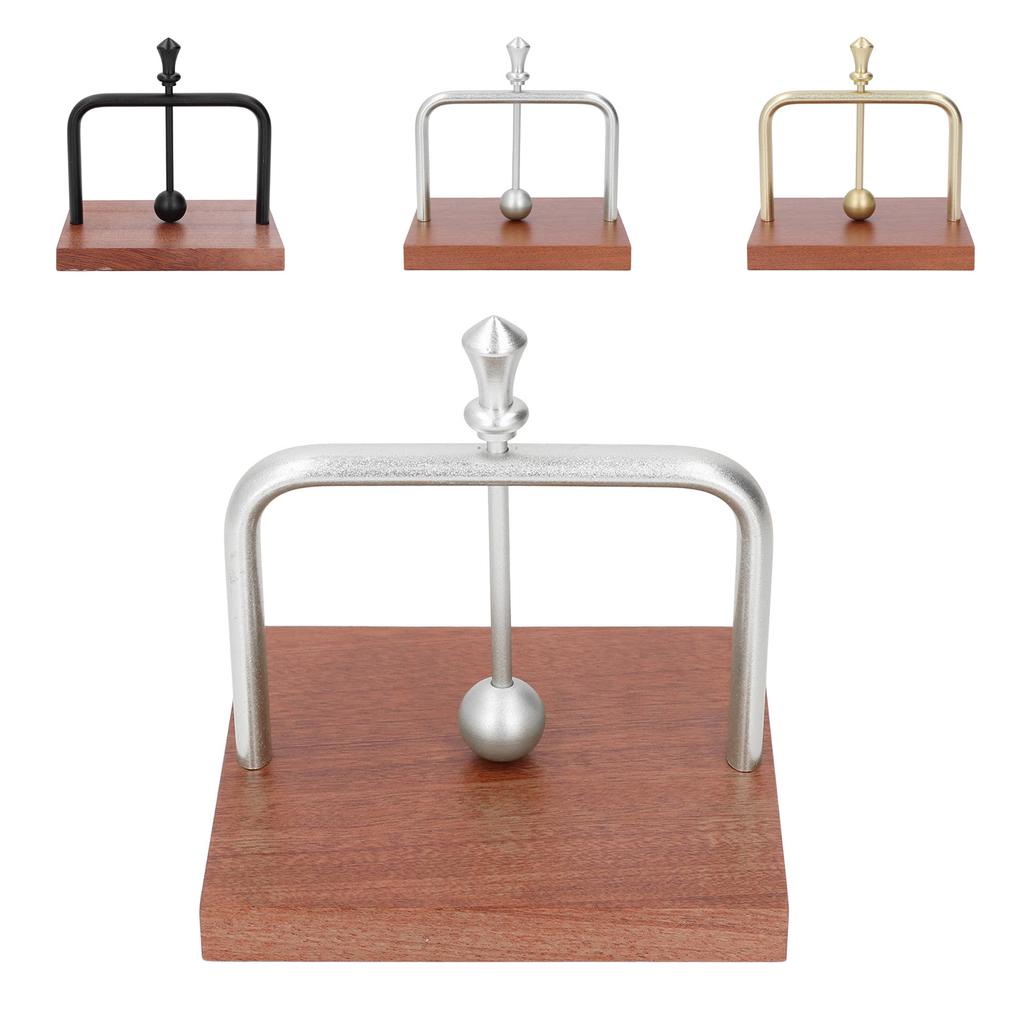 Table Napkin Holder with Lifting Ball Solid Wood Base Metal Rack Napkin Dispenser for Home Restauran
