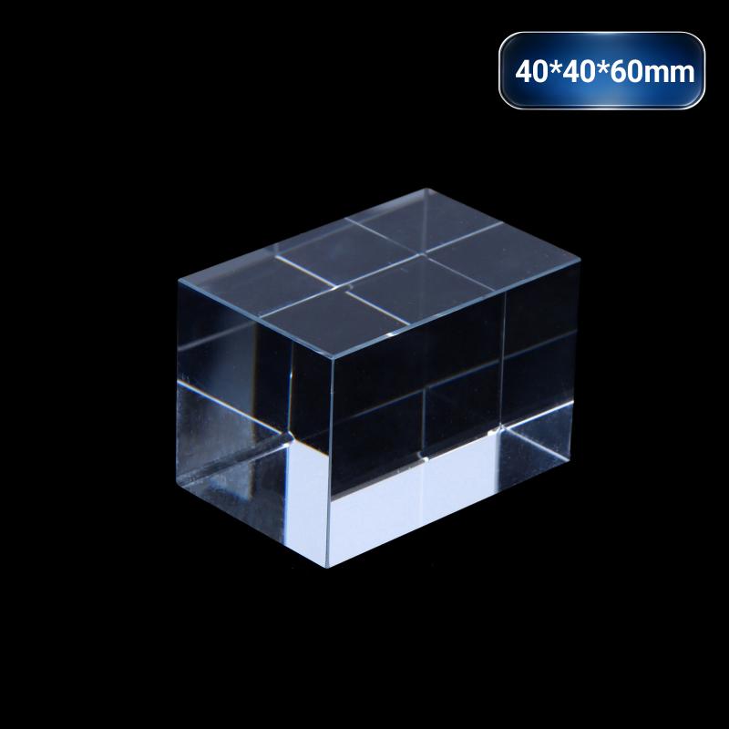Engravable K9 Crystal Block Transparent Blank Cube Glass Paperweight for Home Office Desk Decor DIY Art Craft