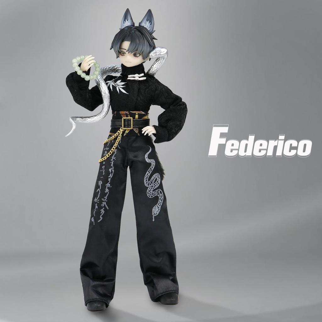 Ball Jointed Doll with Clothes Complete Set Sicily Past Blind Box Full Set of 4 Types Scale MJD Movable Figure Anime Doll Gift for Girls Ages 17cm