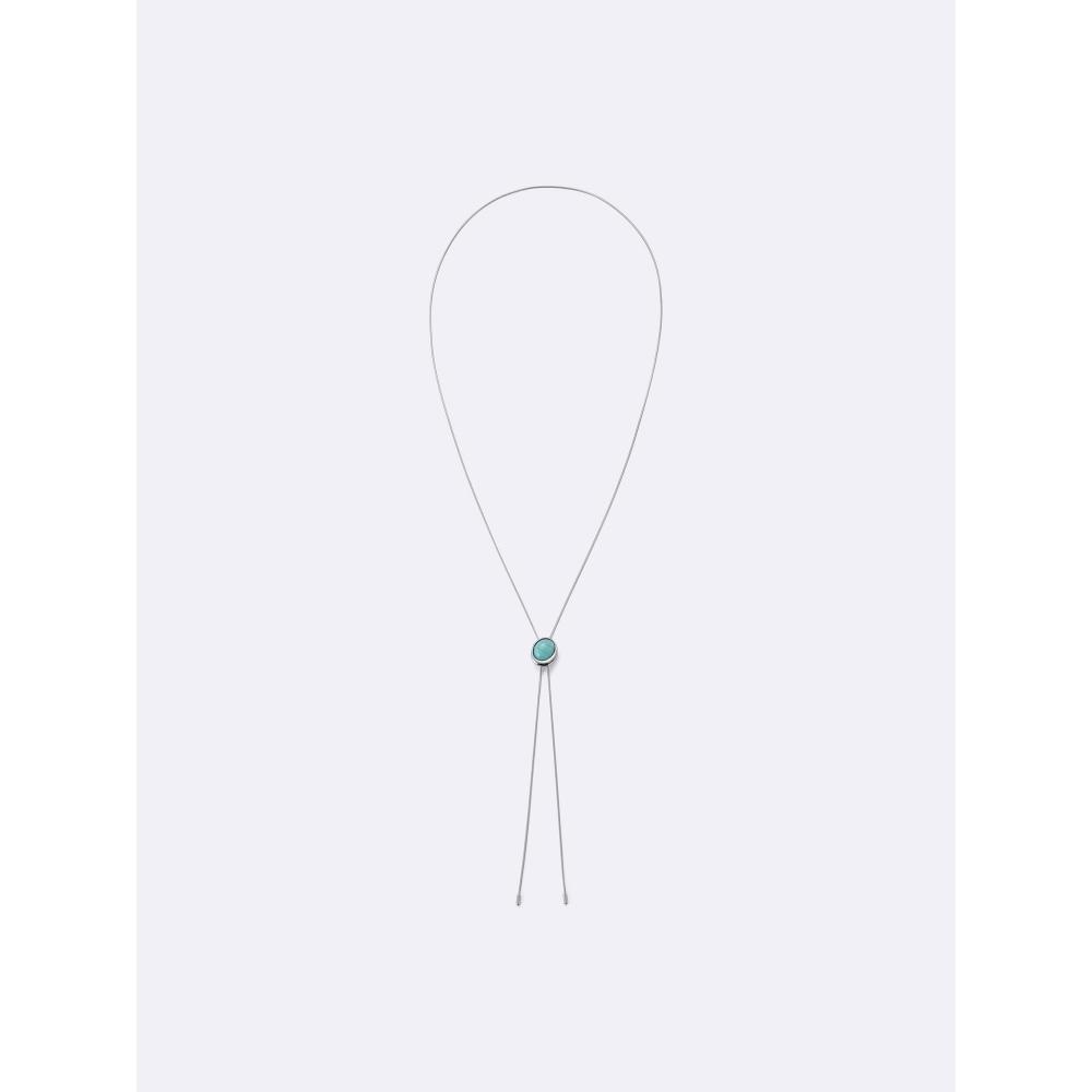 GU by Uniqlo Stone Motif Slide Chain Necklace