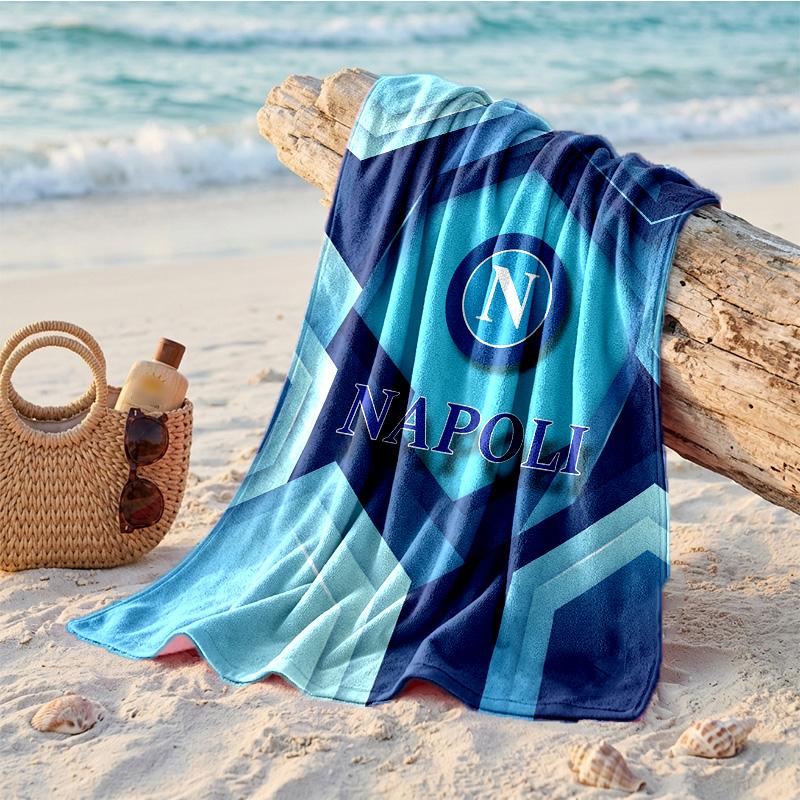 Napoli FC Druck Mikrofaser Strandtuch Schnelltrocknend Saugfähig Großes Handtuch Für Strand Schwimmen Reisen