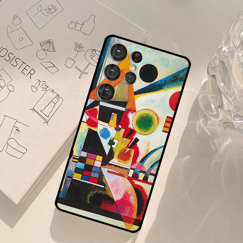 Wassily Kandinsky Abstract Artistic Case For Samsung Galaxy S23 S22 Ultra S8 S9 S10 Note 10 Plus Note 20 S21 Ultra S20 FE Fundas