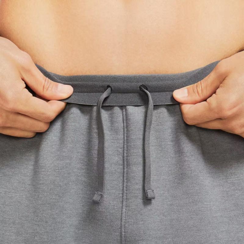 Nike Elastic Waist Mid-Rise Logo Print Casual Pants Men Bottoms Gray CU6782-068