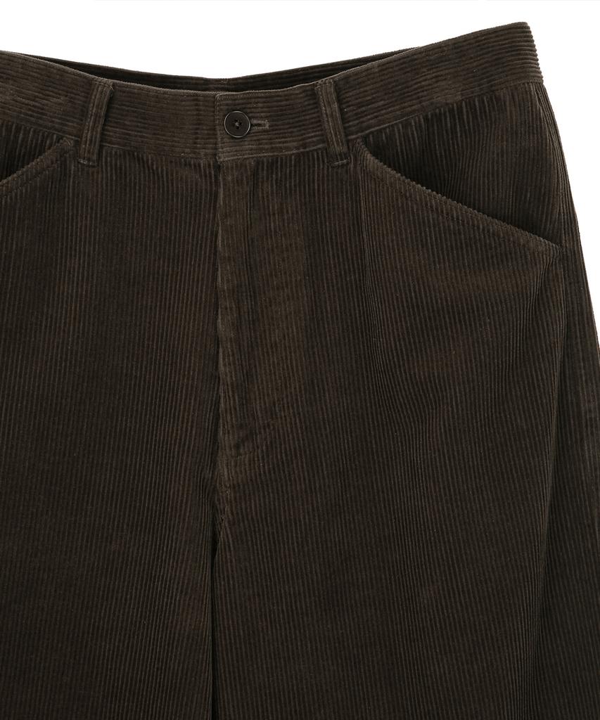 IL CORSO Jordi Standard Corduroy Wide Pants Brown Iepa5F001W2