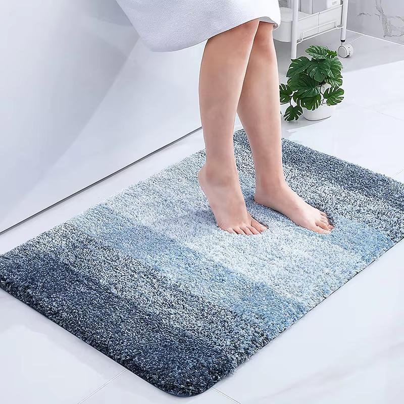 Imitation Cashmere Carpet Long Hair Absorbent Mat Bathroom Mat Soft Floor Mat Simple Living Room Rug For Bedroom Home Dec