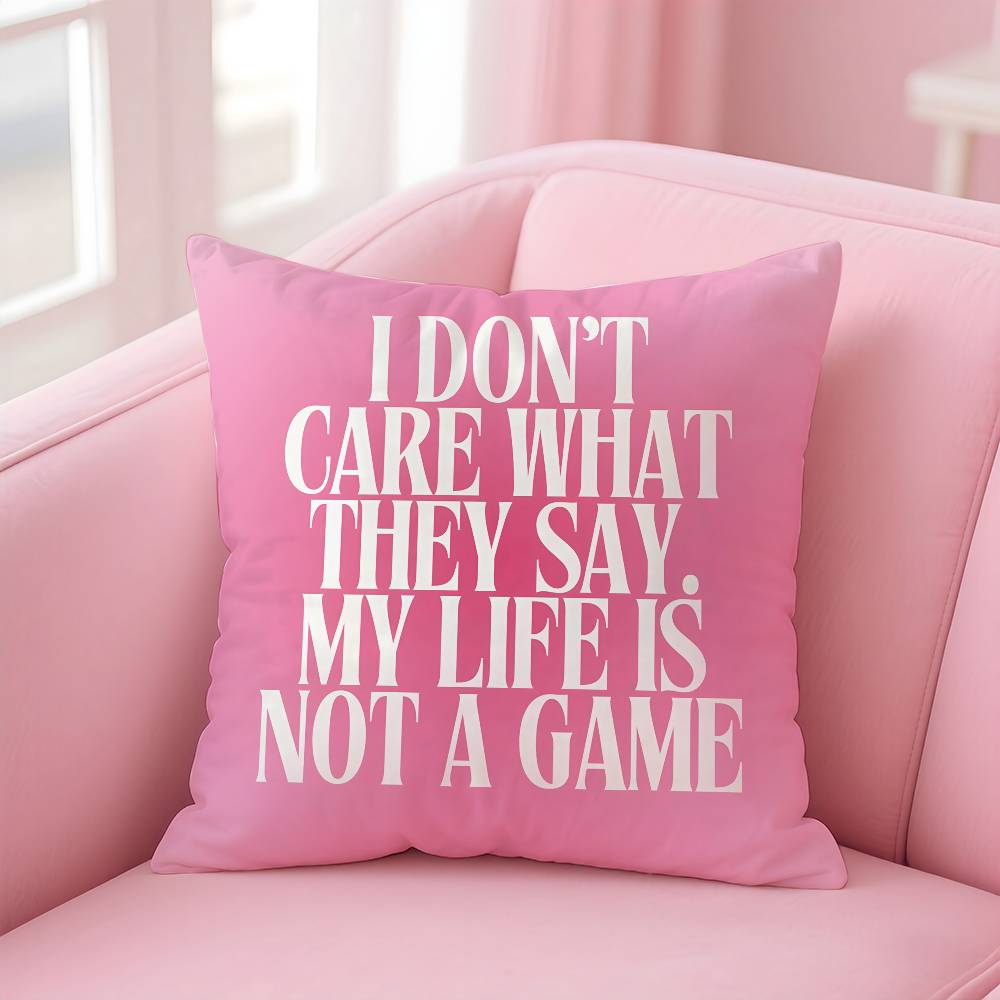 Cool KPOP B-BABYMONSTER Povlak na polštář Proti roztočům Neviditelný zip hedvábný krátký plyš Potah na polštář na pohovku