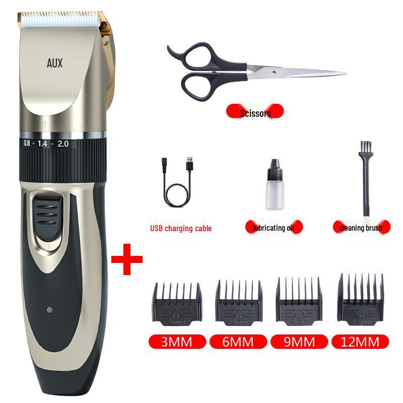 Oakes Electric Pet Grooming Clippers for Dogs & Cats - Self-Grooming Hair Trimmer & Paw Grooming Tool. Pet C3