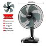 16palcový tichý oscilační stolní ventilátor pro domácnost a koleje