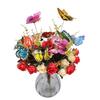 20 Pcs Double Layer Butterflies Garden Yard Planter Colorful Butterfly Stakes Decoracion Outdoor Decor Flower Pots Decoration