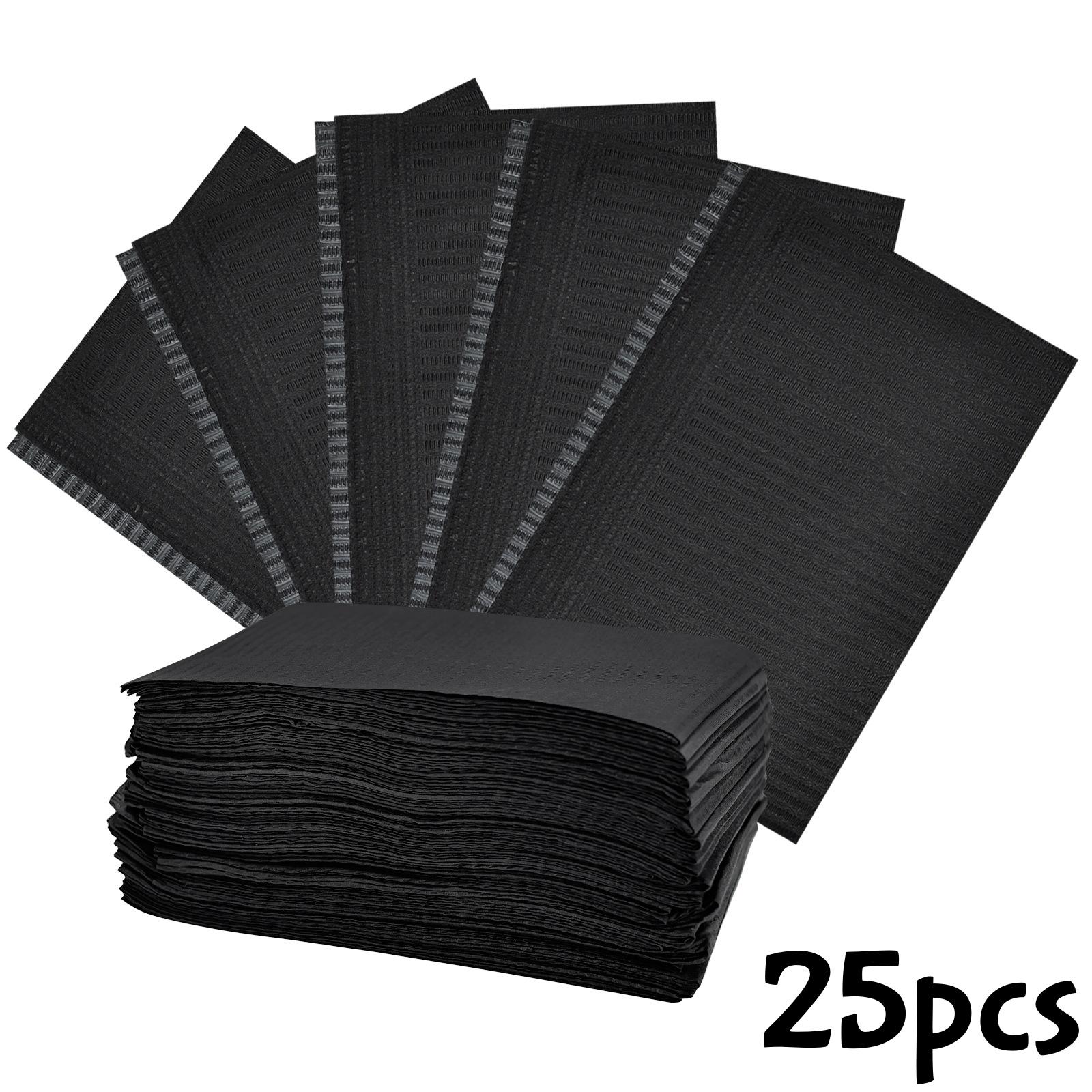 25-100pcs Nail Art Table Mats Disposable Foldable Nail Pads 3 Layers Manicure Paper for Tattoo Shop Nail Salon Use 45*32cm