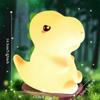 Dinosaur Shape Silicone Night Light Cartoon USB Charging LED Night Lamp Soft Rechargeable Touch Sensor Lamp Sleep Accompanying