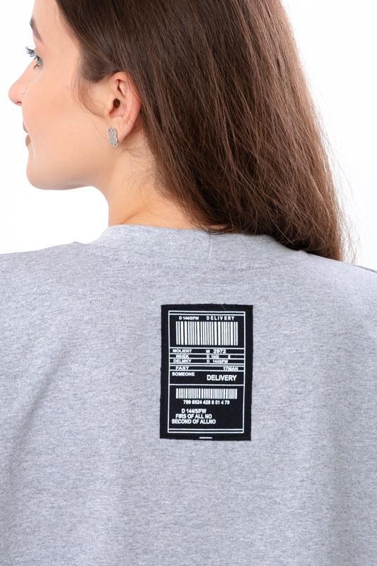 Stylish Women’s Set – Oversized Tee with Drop Shoulders & Bermuda Shorts, Summer, 8400-057 HC