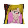Sailor Moon Kawaii Meme Pillow Case Soft Pillow Cover Vintage Pillowcases For Sofa Home Decoration