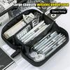 New 5-Layer Transparent Pencil Pouch With Large Capacity And Lightweight Design School Supplies Pencil Cases For Girls