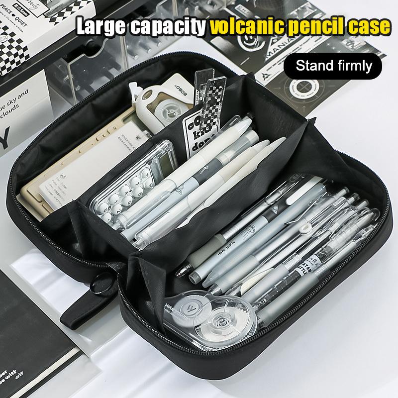 New 5-Layer Transparent Pencil Pouch With Large Capacity And Lightweight Design School Supplies Pencil Cases For Girls