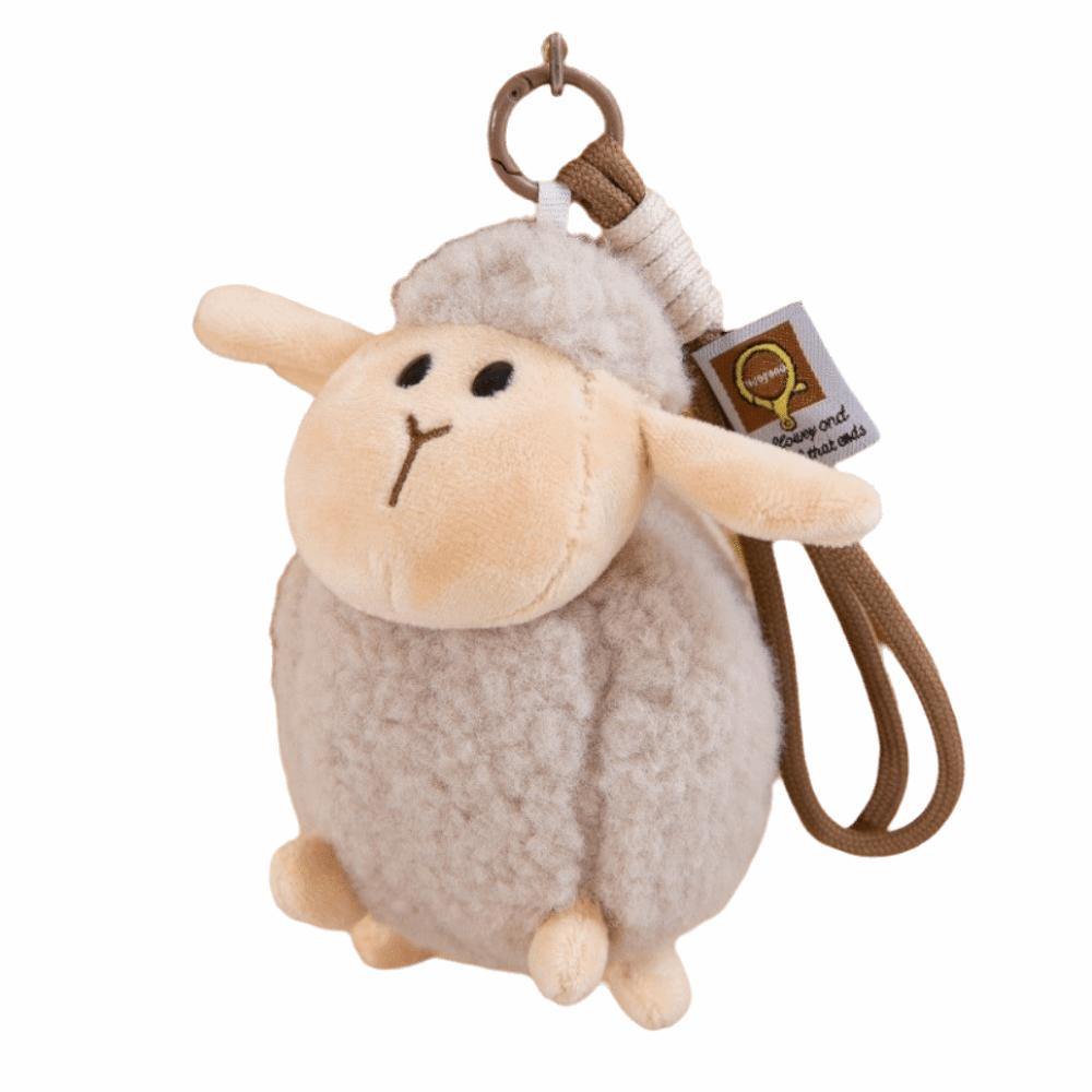 12cm Pluizige Schaap Pluche Sleutelhanger Creatieve Pluche Schaap Sleutelhouder Pluche Schaap Speelgoed Kinder Cadeau