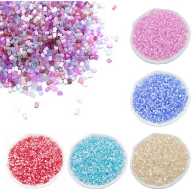2000 Stücke DIY Schmuck Zubehör Mode Halskette für Armband Runde Rohr Lose Perlen AB Candy Farbe Herstellung