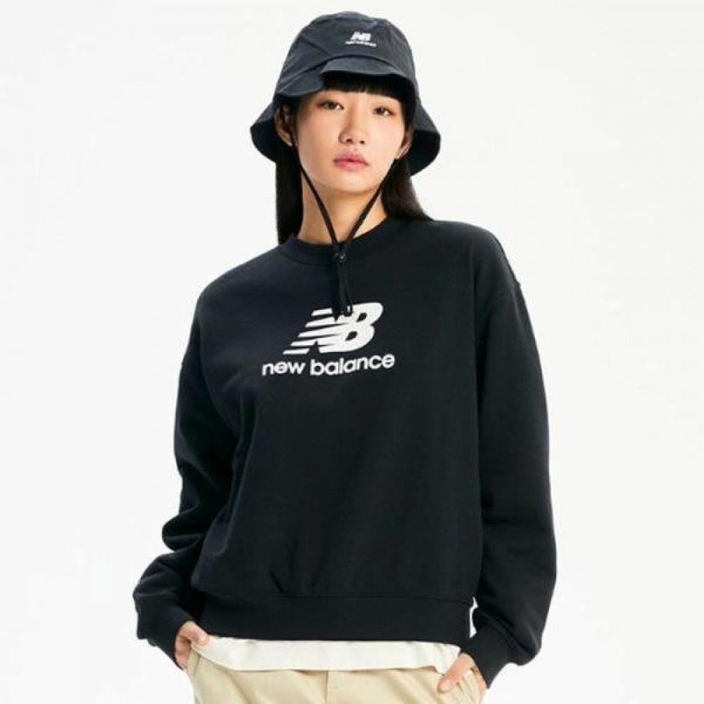 

New Balance Wt41503 Big Logo Sweatshirt Nbnce2s032 Type 2 (15)Gray/85(S)