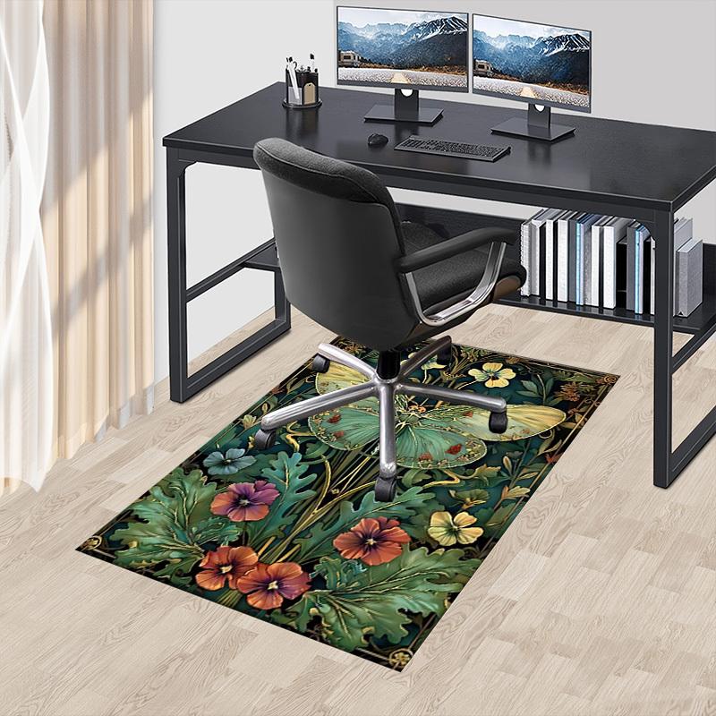 1PC Butterfly Flowers Extra Large Non Slip Floor carpet, Office, family, Studio   Large Area Rug Indoor Rugs, Bold Statement Piece