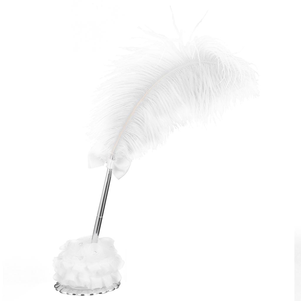 Hochzeit Feder Signierstift mit Halter für Hochzeit Meeting Büro Geschenk Veranstaltungen Zuhause