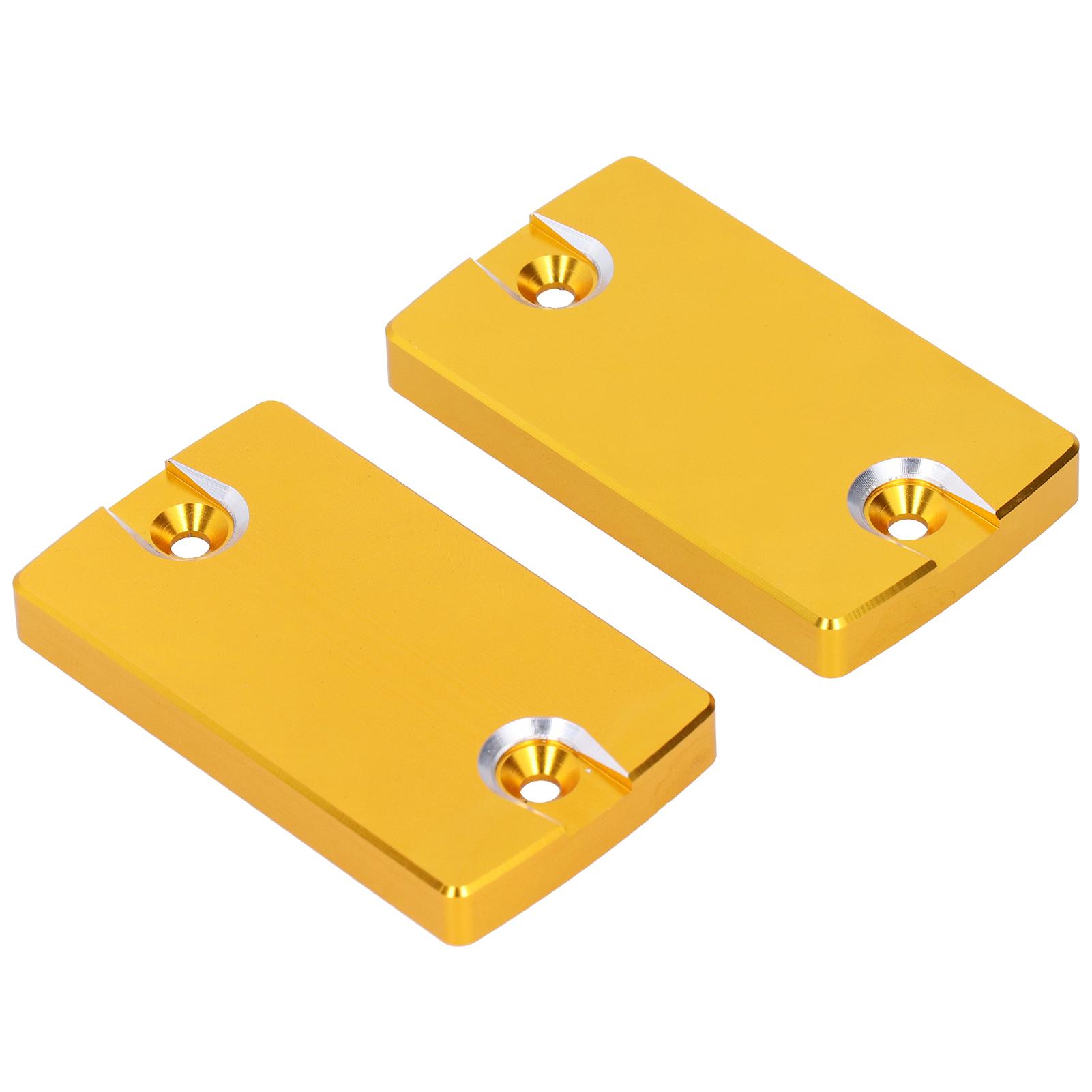 

Pair of Front Brake Fluid Reservoir Cap Cover Left Right Fit for Suzuki Hayabusa GSX1300R GSX1400 золотой