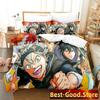 3D Black five leaves of grass Bedding Sets Duvet Cover Set With Pillowcase Twin Full Queen King Bedclothes Bed Line home textile