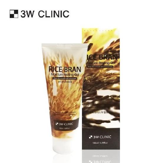 

3w Clinic Увлажняющий пилинг-гель с рисовыми отрубями 180 мл #1PCS