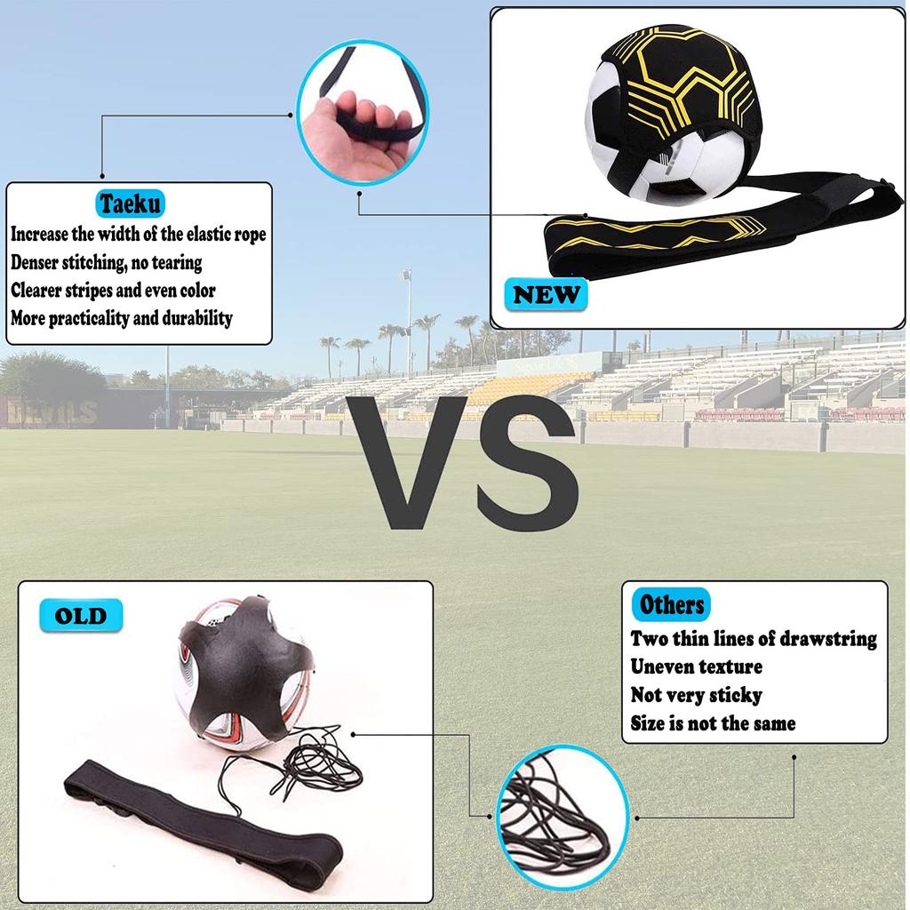 Taeku Soccer Adjustable Soccer Kick Training Control Skills Waist Practice Universal Sizes 5 Trainer, Equipment, Belt, Volleyball, Rugby, Fit, 3, 4,