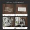 Carbon Steel Kitchen Countertop Organizer With Drainage Tray WIth Chopstick Cage Utensil Holder Wall Mounted/Countertop