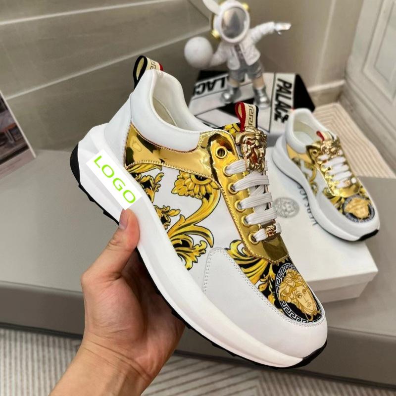 

Легкие мужские спортивные туфли из коровьей кожи европейского класса люкс 41 чёрный