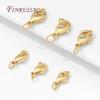 Wholesale 14K Gold Plated Lobster Clasp with Closed Rings,Clasps For Bracelets Necklaces Accessories DIY Jewelry Making Supplies