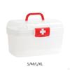 First Aid Case Storage Box Multi Purpose 2 Layer Dustproof Container for Hiking