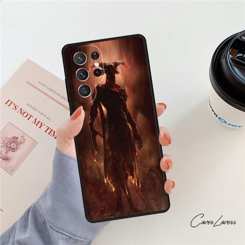 Devil Satan phone case For Samsung Galaxy S24 S25 S23 S22 Ultra Note 10 20 Plus S20 S21 FE Cover