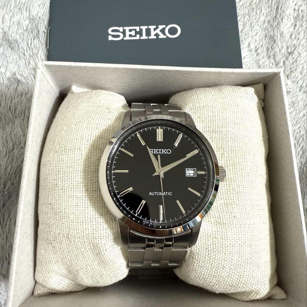 [USED] SEIKO Automatic Black Watch Seiko Selection SCVE061